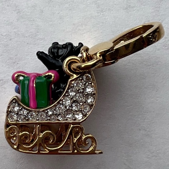 Juicy Couture Dog Sleigh Charm Limited Edition Yorkie Christmas presents puppy - Picture 1 of 10